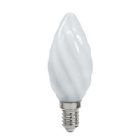 LAMPADA LED TORTIGLIONE OPALE 2.5W ATTACCO E14 4000 KELVIN - BEGHELLI 56921 product photo