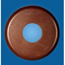 KIT ROSETTA NOCE TONDA ROSONE LISCIO  D.80MM - G.I. GAMBARELLI 49002 product photo