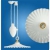 VENTAGLIO LAMPADARIO C/SALISCENDI ORO PIATTO PORCELLANA E27 60W D.28 - G.I. GAMBARELLI 04111 product photo Photo 01 2XS
