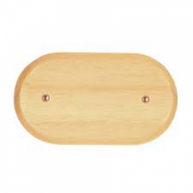 ROSETTA IN LEGNO GREZZO PER SCATOLA INCASSO 3 MODULI - G.I. GAMBARELLI 01137 product photo Photo 01 3XL