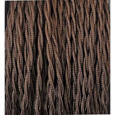 CAVO TRECCIA MARRONE MM 2 X 1  MT. 100 - G.I. GAMBARELLI 10303 product photo Photo 02 3XL