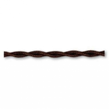 CAVO TRECCIA MARRONE MM 2 X 1  MT. 100 - G.I. GAMBARELLI 10303 product photo Photo 01 3XL