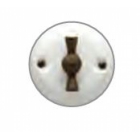 PULSANTE CLASSICO IN PORCELLANA - G.I. GAMBARELLI 00623 product photo