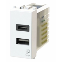 USB 3.0 COMPATIBILE BTICINO MATIX BIANCA - 4 BOX 4B.AM.USB.30 product photo