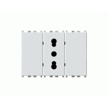 BITAPPO PER VIMAR PLANA BIANCA 4BX 4B/V14/BT - 4 BOX 4B/V14/BT product photo