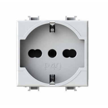 PRESA SCHUKO COMPATIBILE BTICINO MATIX - 4 BOX 4B.AM.P40 product photo Photo 01 3XL