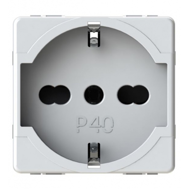 PRESA SCIUKO BIPASSO COMPATIBILE GEWISS SYSTEM - 4 BOX 4B.G20.P40 product photo Photo 01 3XL