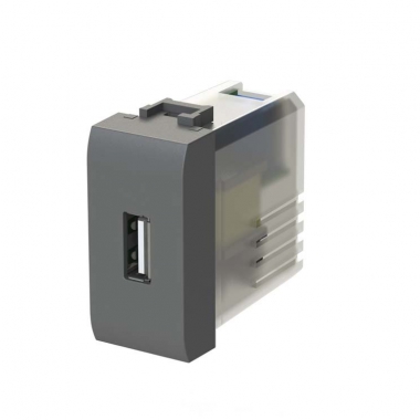 ALIMENTATORE USB 5V 2.4A PER BTICINO LIVINGLIGHT COLORE ANTRACITE - 4 BOX 4B/L/USB/24 product photo Photo 02 3XL