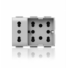 SIDE UNIKA COMPATIBILE CON BTICINO LIVINGLIGHT, 250 V, BIANCO - 4 BOX 4B/N/H21/XL product photo