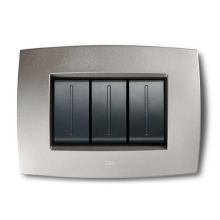 PLACCA SMART TECN. 6M, GRIGIO ARGENTO - ABB 2CSE0602SMP product photo