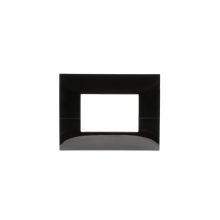 PLACCA 3 MOD. METAL BLACK LUCIDO - ABB 2CSK0317CH product photo