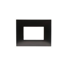PLACCA 3 MOD. METAL BLACK SATINATO - ABB 2CSK0318CH product photo