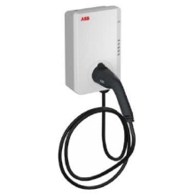 STAZIONE RICARICA AUTO ELETTRICHE TERRA AC WALLBOX 22KW 1 CAVO CON CONNETTORE T2 RFID 4G - ABB 6AGC082157 product photo
