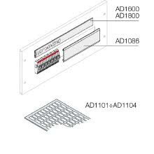 ARTU'-20 PORTAETICHETTE 36MOD.DIN - ABB AD1800 - ABB AD1800 - ABB AD1800 product photo