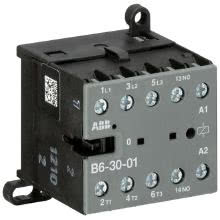 CONT.MINIAT.3P.4KW AC3 220V 1NC - ABB B6/30/01/80 - ABB B6/30/01/80 product photo