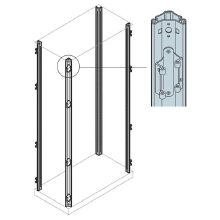 Montanti con cerniere per strutture standard H=2200 mm - ABB EM2200 product photo