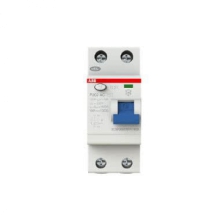 INTERRUTTORE DIFFERENZIALE PURO BIPOLARE F202 F202 AC-100/0,03 - ABB F202AC100/003 product photo