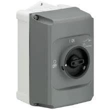 IB132-G Custodia grigia IP65 per MS116 e MS/MO132, maniglia nera - ABB IB132G product photo