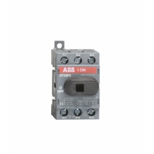 INTERRUTTORE SEZIONATORE ROTATIVO 3P 25A COM.FRONT.INST. BARRA/PIASTRA - ABB OT25F3 product photo