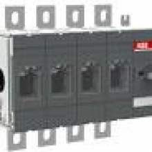 INTERRUTTORE SEZIONATORE ROTATIVO 4P 400A COM.FRONT.INST.PIASTRA - ABB OT400E40 product photo