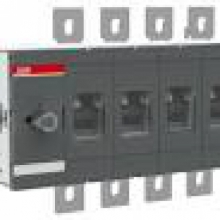INTERRUTTORE SEZIONATORE ROTATIVO 4P 630A COM.FRONT.INST.PIASTRA - ABB OT630E04 product photo