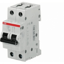 INTERRUTTORE AUTOMATICO 4,5KA 2P - ABB S202L/C10 product photo