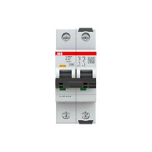 S302P C20 INTERRUTTORE AUTOMATICO 25KA 2P - ABB S302P/C20 product photo