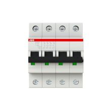 INTERRUTTORE AUTOMATICO 4,5KA 4P - ABB S204L/C10 product photo