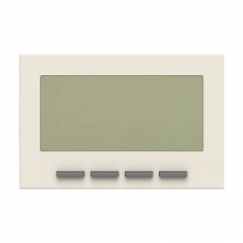 CRONOTERMOSTATO DIGITALE ZENITH AD INCASSO 230VCA N2340 BL - ABB Z1203BL product photo