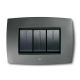 PLACCA SMART TECN. 6M, GRIGIO VULCANO - ABB 2CSE0604SMP product photo Photo 01 2XS