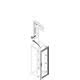 Porta vetro IP40 36 moduli DIN H=2000mm L=800mm - ABB PDLG2080 product photo Photo 01 2XS