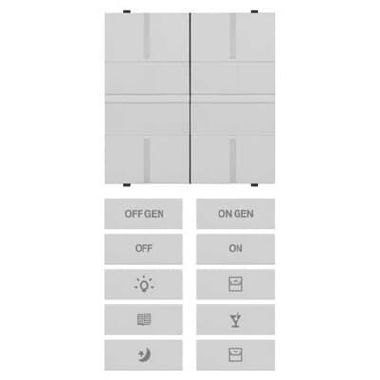 MYLOS ATTUATORE REL  16A 2 COMANDI CHIARO - ABB 2CSYE1103C - ABB 2CSYE1103C - ABB 2CSYE1103C product photo Photo 01 3XL