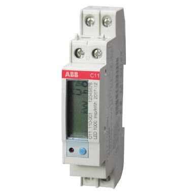CONTATORE D'ENERGIA MONOFASE - ABB C11 product photo Photo 01 3XL