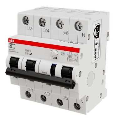 DS203NC INT DIF MAG 6 KA 3P+N AC C16 30MA - ABB DS203NCAC16003 product photo Photo 02 3XL