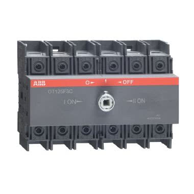 OT125F3C 125A (AC21 <= 400 V) - 90A (AC23 <= 400 V) - ABB OT125F3C product photo Photo 01 3XL