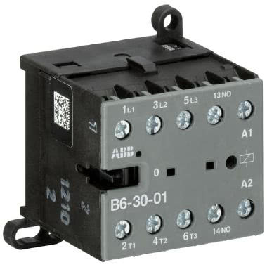 CONT.MINIAT.3P.4KW AC3 220V 1NC - ABB B6/30/01/80 - ABB B6/30/01/80 product photo Photo 01 3XL