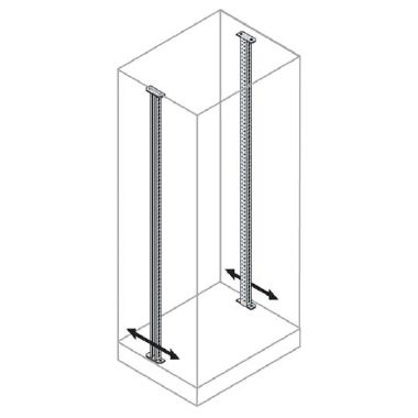 N.2 MONT.XREG.IN PROF. RACK FIS.H=2000MM - ABB EM2004 - ABB EM2004 product photo Photo 01 3XL