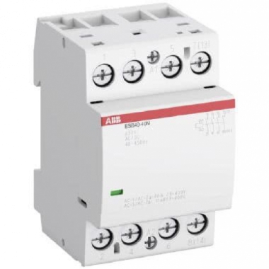 CONTATTORE MODULARE 24V C.C./C.A. 4NA 3 MODULI - ABB ESB4040N01 product photo Photo 01 3XL