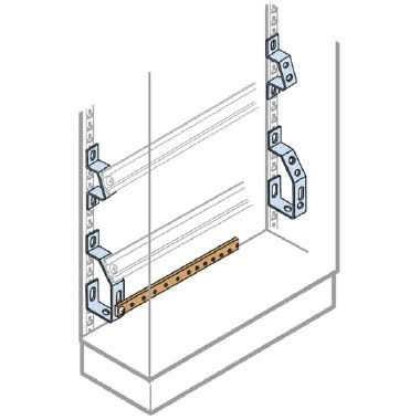 N.2 SUPP.INCLINATI UNA FILA MORSETTI+T - ABB EV1113 - ABB EV1113 - ABB EV1113 product photo Photo 01 3XL