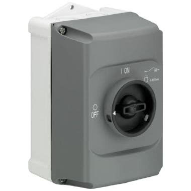 IB132-G Custodia grigia IP65 per MS116 e MS/MO132, maniglia nera - ABB IB132G product photo Photo 01 3XL