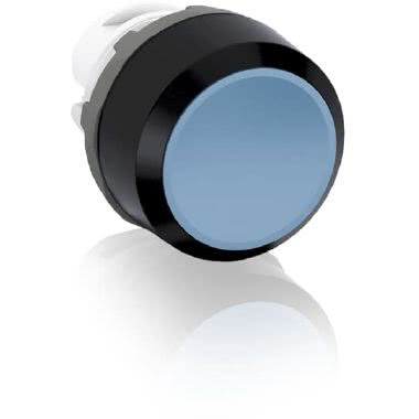MP1-10L Pulsante non luminoso, blu, instabile, a filo (ghiera plastica nera) - ABB MP1/10L product photo Photo 01 3XL