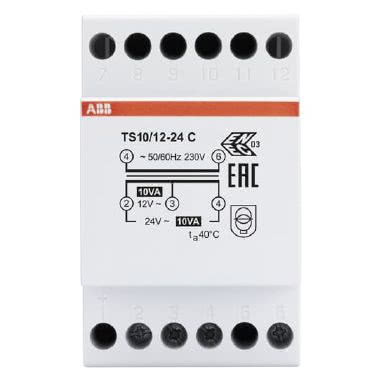 TRASFORMATORE 10VA 12-24V - ABB TS10/12-24C product photo Photo 01 3XL