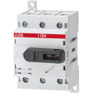 INTERRUTTORE SEZIONATORE ROTATIVO 3P 160A - ABB OT160M3 product photo Photo 01 3XL