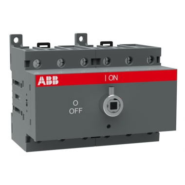 INTERRUTTORE SEZIONATORE ROTATIVO 6P 63A COM.FRONT. - ABB OT63F6 product photo Photo 01 3XL