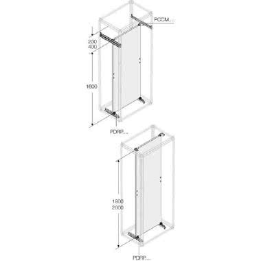 N.2 TRAVERSE LAMIERA ZINCATA VC P=300MM - ABB PCCM0300 product photo Photo 01 3XL