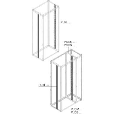 MONTANTE INTERMEDIO KIT INT. H=1800MM - ABB PUKI1800 product photo Photo 01 3XL