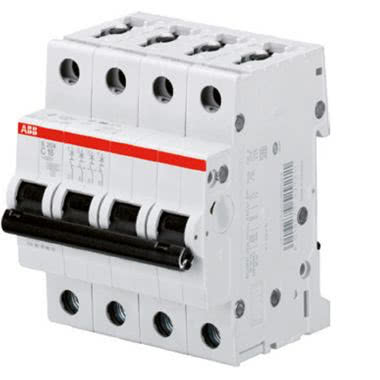 INTERRUTTORE AUTOMATICO 4,5KA 4P - ABB S204L/C16 product photo Photo 01 3XL