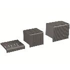 LTC XT5 4P COPRITERMINALI BASSI 2PCS - ABB 1SDA105019R1 - ABB 1SDA105019R1 product photo