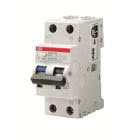 DS201 M INT.DIFF.MAGN. 10KA 1P+N AC C6 30MA - ABB DS201MC6AC30 product photo