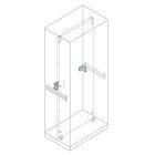 KIT FISSAGGIO PIASTRA FONDO STANDARD - ABB EA2115 - ABB EA2115 - ABB EA2115 product photo